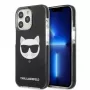 Karl Lagerfeld KLHCP13XTPECK Hard Case für iPhone 13 Pro Max 6,7 inch Schwarz Choupette Head
