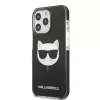 Karl Lagerfeld KLHCP13XTPECK Hard Case für iPhone 13 Pro Max 6,7 inch Schwarz Choupette Head