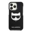 Karl Lagerfeld KLHCP13XTPECK Hard Case für iPhone 13 Pro Max 6,7 inch Schwarz Choupette Head
