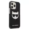 Karl Lagerfeld KLHCP13XTPECK Hard Case für iPhone 13 Pro Max 6,7 inch Schwarz Choupette Head