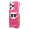 Karl Lagerfeld KLHCP13LTPECPI Hard Case für iPhone 13 Pro / 13 6,1 inch - Fuchsia Choupette Head