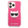 Karl Lagerfeld KLHCP13LTPECPI Hard Case für iPhone 13 Pro / 13 6,1 inch - Fuchsia Choupette Head