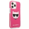 Karl Lagerfeld KLHCP13LTPECPI Hard Case für iPhone 13 Pro / 13 6,1 inch - Fuchsia Choupette Head