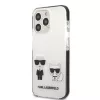Karl Lagerfeld KLHCP13LTPEKCW iPhone 13 Pro / 13 6.1 Hardcase Weiß Karl & Choupette