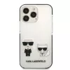 Karl Lagerfeld KLHCP13XTPEKCW Hard Case für iPhone 13 Pro Max 6,7 inch Weiß Karl & Choupette