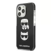 Karl Lagerfeld KLHCP13XTPE2TK Hard Case für Apple iPhone 13 Pro Max 6,7 inch Schwarz Karl & Choupette Head