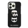 Karl Lagerfeld KLHCP13XTPE2TK Hard Case für Apple iPhone 13 Pro Max 6,7 inch Schwarz Karl & Choupette Head