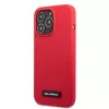 Karl Lagerfeld KLHCP13LSLMP1R Silicone Plaque Hard Case für iPhone 13 Pro / 13 6,1 inch - Rot