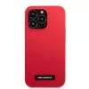 Karl Lagerfeld KLHCP13LSLMP1R Silicone Plaque Hard Case für iPhone 13 Pro / 13 6,1 inch - Rot
