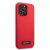 Karl Lagerfeld KLHCP13LSLMP1R Silicone Plaque Hard Case für iPhone 13 Pro / 13 6,1 inch - Rot