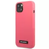 Karl Lagerfeld KLHCP13SSLMP1PI Silikon-Rückseite mit Plakette für iPhone 13 Mini 5,4 inch Fuchsia