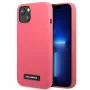 Karl Lagerfeld KLHCP13MSLMP1PI Silikon-Plaque-Hülle für iPhone 13/14/15 6,1 inch Fuchsia