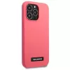 Karl Lagerfeld Silicone Plaque Hard Case für iPhone 13 Pro / 13 6,1 inch - Fuchsia