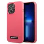 Karl Lagerfeld iPhone 13 Pro Max 6,7 inch Hardcase Fuchsia Silicone Plaque