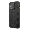 Karl Lagerfeld KLHCP13LMNMP1K Hard Case für iPhone 13 Pro / 13 6,1 Zoll, Schwarz, Monogram Plaque