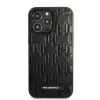 Karl Lagerfeld KLHCP13XMNMP1K iPhone 13 Pro Max 6.7 Hard Case Black Monogram Plaque