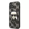 Karl Lagerfeld KLHCP13SPMNIKBK iPhone 13 mini 5.4 Hardcase Black Monogram Ikonik Patch