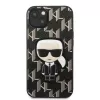 Karl Lagerfeld KLHCP13SPMNIKBK iPhone 13 mini 5.4 Hardcase Black Monogram Ikonik Patch