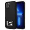 Karl Lagerfeld KLHCP13S3DKPK Ikonik Patch Hard Case für iPhone 13 mini, Schwarz