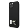 Karl Lagerfeld KLHCP13S3DKPK Ikonik Patch Hard Case für iPhone 13 mini, Schwarz