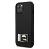 Karl Lagerfeld KLHCP13M3DKPK Ikonik Patch Hard Case für iPhone 13/14/15 6,1 inch Schwarz