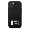 Karl Lagerfeld KLHCP13M3DKPK Ikonik Patch Hard Case für iPhone 13/14/15 6,1 inch Schwarz