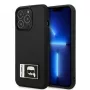 Karl Lagerfeld KLHCP13L3DKPK Ikonik Patch Hard Case für iPhone 13 Pro / 13 6,1 inch - Schwarz