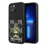 Karl Lagerfeld KF001284 Karlimals Cardslot Hard Case für iPhone 13/14/15 6,1 inch Schwarz