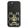 Karl Lagerfeld KF001284 Karlimals Cardslot Hard Case für iPhone 13/14/15 6,1 inch Schwarz