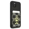 Karl Lagerfeld KF001284 Karlimals Cardslot Hard Case für iPhone 13/14/15 6,1 inch Schwarz