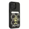 Karl Lagerfeld KLHCP13LCANCNK iPhone 13 Pro / 13 6.1 Hardcase Black Karlimals Cardslot