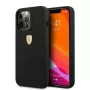 Ferrari FESSIHMP13LBK iPhone 13 Pro / 13 Silikon Hardcase MagSafe Schwarz