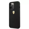 Ferrari FESSIHMP13LBK iPhone 13 Pro / 13 Silikon Hardcase MagSafe Schwarz