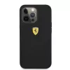 Ferrari FESSIHMP13LBK iPhone 13 Pro / 13 Silikon Hardcase MagSafe Schwarz