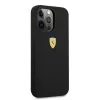 Ferrari FESSIHMP13LBK iPhone 13 Pro / 13 Silikon Hardcase MagSafe Schwarz