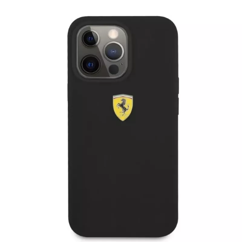 Ferrari FESSIHMP13XBK iPhone 13 Pro Max 6,7 inch Black Hardcase Silicone MagSafe