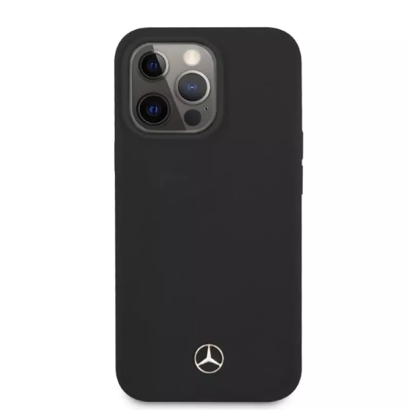 Mercedes-Benz MEHMP13LSILBK iPhone 13 Pro/13 6,1 inch Schwarze Silikon-Hülle mit MagSafe