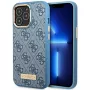 Guess GUHMP14LU4GPRB iPhone 14 Pro 6.1 Blau Hartschale 4G Logo Plate MagSafe