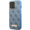 Guess GUHMP14LU4GPRB iPhone 14 Pro 6.1 Blau Hartschale 4G Logo Plate MagSafe