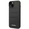 Karl Lagerfeld KF001090 Puffy Elongated Logo Hard Case für iPhone 14 Plus / 15 Plus 6,7 inch Schwarz