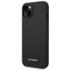 Karl Lagerfeld KLHMP14MSLMP1K Silicone Plaque MagSafe Hard Case für iPhone 14 Plus / 15 Plus 6,7 inch Schwarz