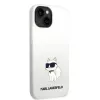 Karl Lagerfeld KLHMP14MSNCHBCH Hardcase Silicone MagSafe Case für iPhone 14 Plus / 15 Plus 6,7 inch Weiß Choupette
