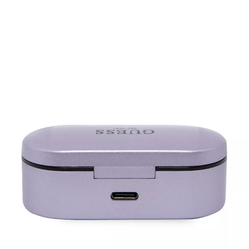 Guess GUTWST31EU True Wireless Stereo Bluetooth 5.3 Ohrhörer mit Ladecase - Lila