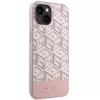 GUESS iPhone 13/14/15 Pink Hardcase GCube Stripes MagSafe