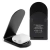 Karl Lagerfeld Foldable 2-in-1 Wireless Charger 15W Black Ikonik MagSafe