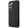 AMG Hard Case für Samsung Galaxy S23+ (SM-S916) - Carbon Stripe & Embossed, Schwarz