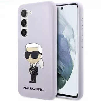 Karl Lagerfeld Ikonik Silicone Case für Samsung Galaxy S23+ (SM-S916) - Lila