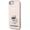 Karl Lagerfeld KLHCI8HNCHTCP Ikonik Choupette Hard Case für iPhone 7/8/SE 2020/SE 2022, Pink