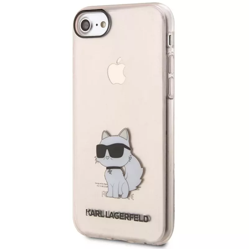 Karl Lagerfeld KLHCI8HNCHTCP Ikonik Choupette Hard Case für iPhone 7/8/SE 2020/SE 2022, Pink