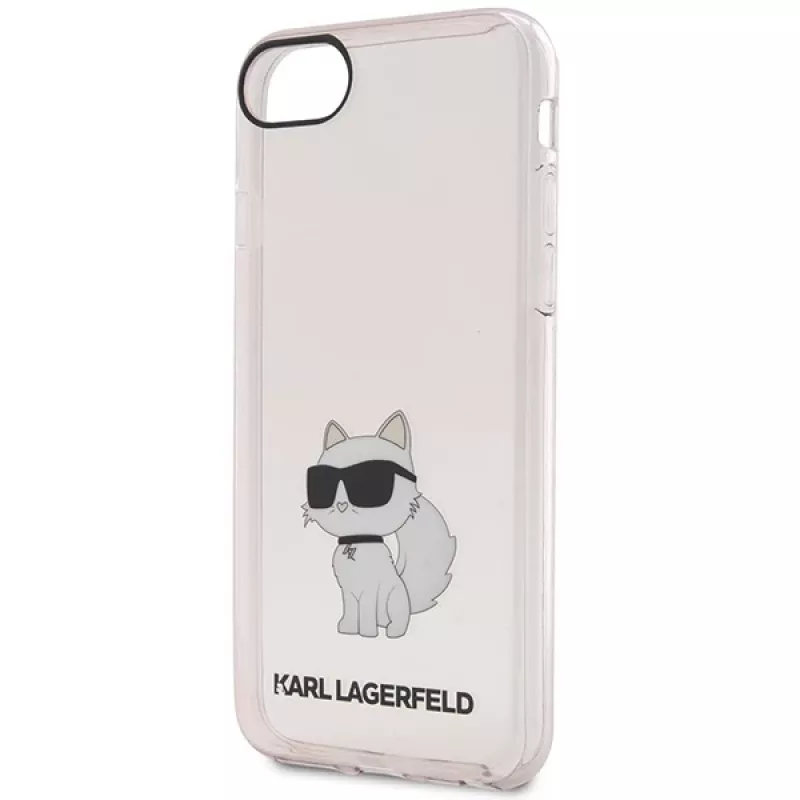 Karl Lagerfeld KLHCI8HNCHTCP Ikonik Choupette Hard Case für iPhone 7/8/SE 2020/SE 2022, Pink
